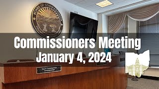 January 4 2024 Trumbull County Commissioners Meeting [upl. by Nyleahcim933]