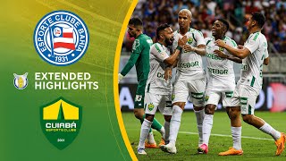 Bahia vs Cuiabá Extended Highlights  Brasilerao Série A  CBS Sports Golazo [upl. by Yuri600]