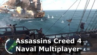 AC4 Black Flag Multiplayer Naval Battles [upl. by Anaihk179]