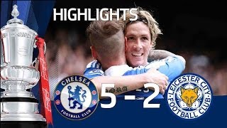 Chelsea 52 Leicester  Official goals and highlights  FA Cup Sixth Round 180312 [upl. by Sonia]