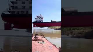 The Longest Tanker Vessel launching [upl. by Louls982]