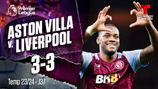 Aston Villa v Liverpool 33  Highlights amp Goles  Premier League  Telemundo Deportes [upl. by Salvatore]