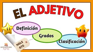 EL ADJETIVO → Definición grados y clasificación NGLE categoríasgramaticales lenguaje [upl. by Glynnis160]