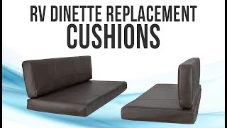 RV Dinette Booth Cushions with Memory Foam  RecPro [upl. by Ambrogio14]