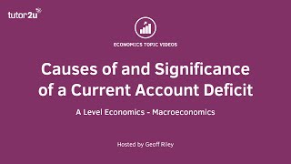 Current Account Deficits Balance of Payments I A Level and IB Economics [upl. by Anole]