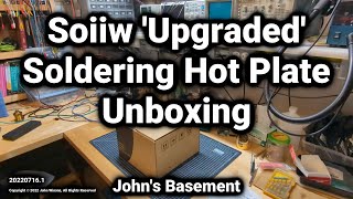 Unboxing a Soiiw Upgraded 800W Soldering Hot Plate [upl. by Adrienne980]