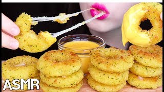 ASMR CHEESY CHEESE RINGS 치즈링 치즈소스 리얼사운드 먹방 EATING SOUNDS NO TALKING MUKBANG [upl. by Eiramanad975]