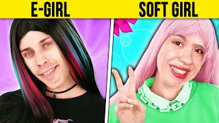 LEPSZA W SZKOLE EGIRL vs SOFT GIRL  MOJA REAKCJA NA 123 GO [upl. by Alyar965]