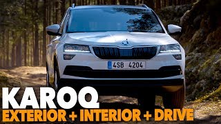 Skoda KAROQ 2017  EXTERIOR  INTERIOR  FIRST DRIVE  Better than New VW Tiguan and Seat Ateca [upl. by Lenz832]