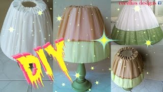 How to make a Lampshade Cover DIY Tutorial [upl. by Endora]