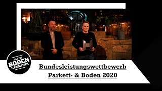 Bundesleistungswettbewerb Parkett und Bodenleger 2020 [upl. by Fortna]