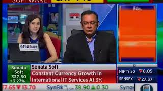 Sonata Softwares CFO Prasanna Oke interviewed by CNBC TV 18 [upl. by Hawk277]