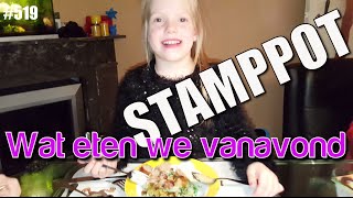 WAT ETEN WE VANAVOND STAMPPOT Bobbilee eet dus stamppot vanavond 519 [upl. by Ametaf]