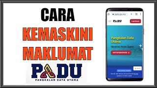 Cara Kemaskini PADU [upl. by Markowitz90]