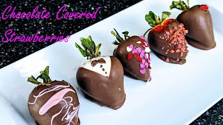 How to Make Chocolate Covered Strawberries [upl. by Gurango]