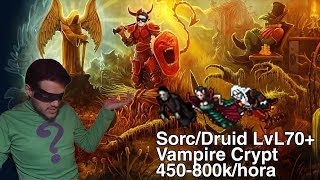 Tibia  Mage 450k800kPROFIT lvl 70 Edron Vampire Crypt  PS VIDEO ATUALIZADO NA DESCRIÇÃO [upl. by Zollie]