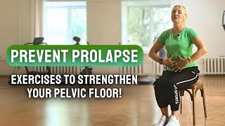 Top Exercises to Prevent Pelvic Organ Prolapse  Seniors’ Workout [upl. by Yemerej]