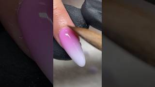 Ombre nails 💅 nails naildesigns nailart nailtech nailtutorial ombrenail [upl. by Herschel]