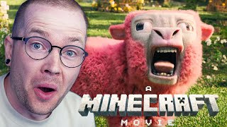 DanTDM Reacts to The Minecraft Movie Trailer [upl. by Ttirrej]