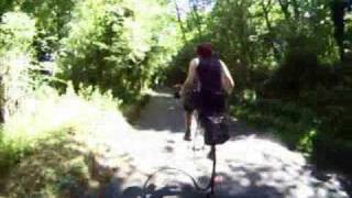 Arrival at Dunwich on my penny farthing [upl. by Chemaram515]