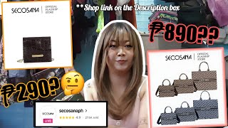 UNBOXiNG SECOSANA BAGs 👜 SecosanaPh MLMorado [upl. by Vershen]