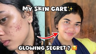 എങ്ങനെ ആണ് Skin ഇങ്ങനെ ആക്കിയത് 😍✨  Glowing Secret 🌝 Skin Care 🧼 SulfathSulu ❤️ [upl. by Nitnelav]