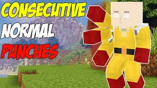 DOMINATE with Saitamas Consecutive Normal Punches Command Block Tutorial [upl. by Annaynek]