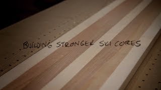 J ski Building  Shaping wood ski cores at the factory [upl. by Denison]