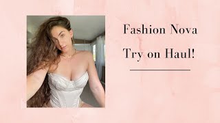 FASHION NOVA STYLE HAUL [upl. by Rosmarin]