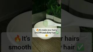 ✨Home made hair smoothing cream 🔥✅shorts smoothing creamhaircare [upl. by Esiuolyram452]