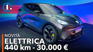 AUTO ELETTRICA da 30000 € e 440 km di autonomia La Cupra UrbanRebel nel 2025 [upl. by Hogue347]