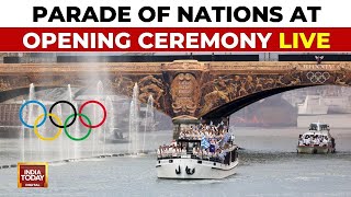 Paris Olympics 2024 Opening Ceremony Live Parade Of Nations  Paris Olympics Big Highlights LIVE [upl. by Yaral]