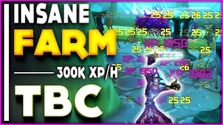 TBC CLASSIC  Insane Farm  300k XP Hour Lvl 60  70 [upl. by Ardnoyek795]