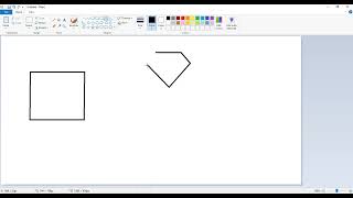 What is polygon shape or tool in Paint  how to use polygon shape in paint painting pc guide [upl. by Sanez]