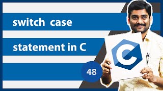 switch case Statement in C  C Programming Tutorial 48 [upl. by Rohpotsirhc]