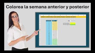 Formato condicional para semanas en Excel [upl. by Ecerehs363]