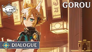 Serenitea Pot  Gorou Dialogue and Furnishing Set Dialogue JP VOENG Sub Cutscenes [upl. by Basile]