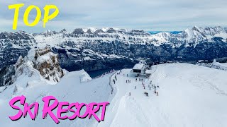 BEST Swiss Ski Resort for a 1DAY trip  FLUMSERBERG [upl. by Banna425]