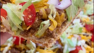 The Best Taco Pizza Recipe short [upl. by Erodoeht]