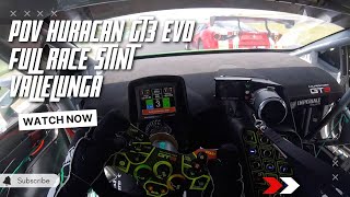 POV Starting a GT3 race from the front row in a Lamborghini Huracan GT3 EVO at Vallelunga [upl. by Blythe668]