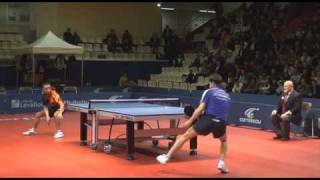 Levallois Hennebont 2009 Tennis de table Pro A [upl. by Atinnod]