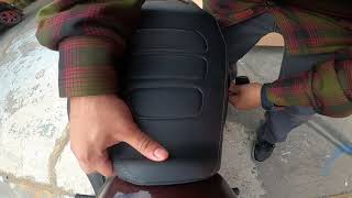 Sportster S Passenger seat install [upl. by Ailongam]