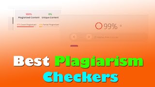 Top 5 Best Plagiarism Checkers 2024  Accurate amp Free Tools Reviewed [upl. by Esdnyl]