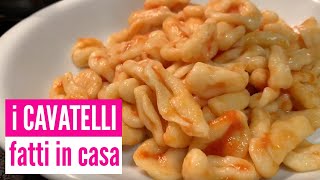 i CAVATELLI  La ricetta di MARIA  Cucina lucana  Pasta fatta in casa  SAN FELE [upl. by Meeki]