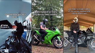 Biker x Bookgirl  Tiktok Compilation 1 🏍️📖 [upl. by Yriek634]