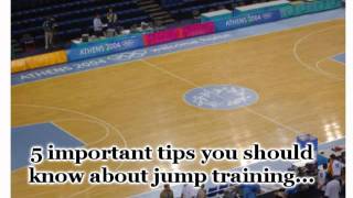 How To Increase Your Vertical Jump  5 Important Tips To Include In Your Training [upl. by Naus]