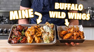 Making Buffalo Wild Wings And Sauces At Home  But Better [upl. by Ailat]