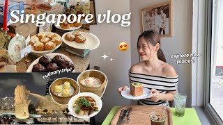 4 days in singapore 🇸🇬 famous dining places new hotel lots of locat eats [upl. by Aicyle981]