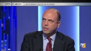 Otto e mezzo  Lautunno caldo di Alfano Puntata 19112014 [upl. by Alisen]