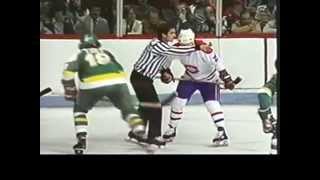 1980Stanley Cup Quarter Finals  North Stars vs Canadiens [upl. by Cyrus]